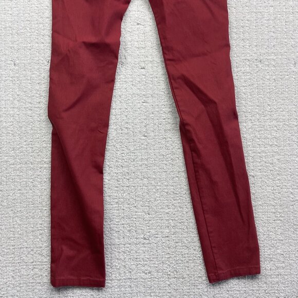 Y2K Guess Low Rise Super Skinny Jeans Bright Cherry Red Maxine Fit Stretch Read - Picture 8 of 8